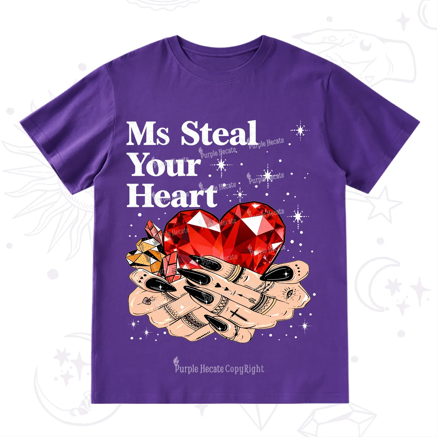 Purplehecate Ms Steal Your Heart Valentine T-Shirt