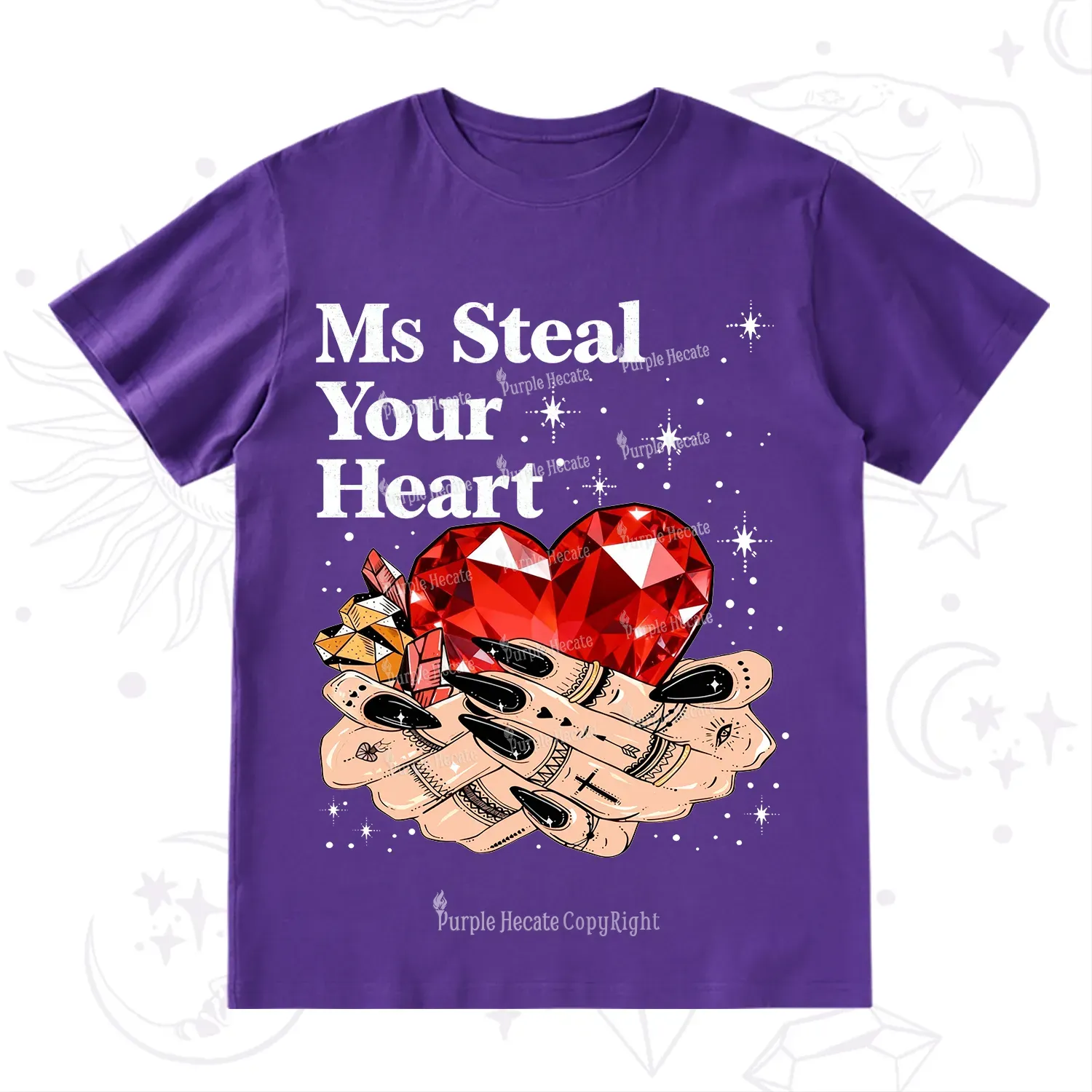 Purplehecate Ms Steal Your Heart Valentine T-Shirt