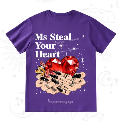 Purplehecate Ms Steal Your Heart Valentine T-Shirt