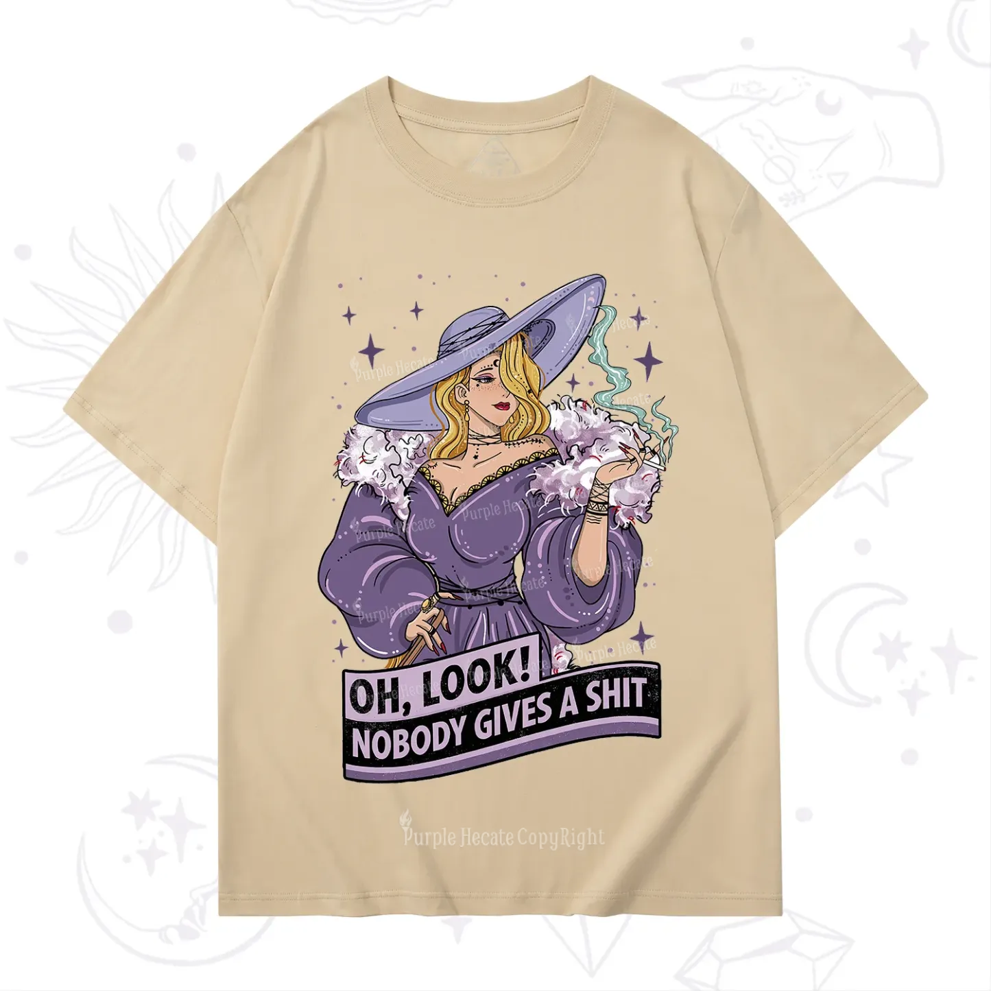 Purplehecate Oh Look Nobody Gives A Shit T-Shirt