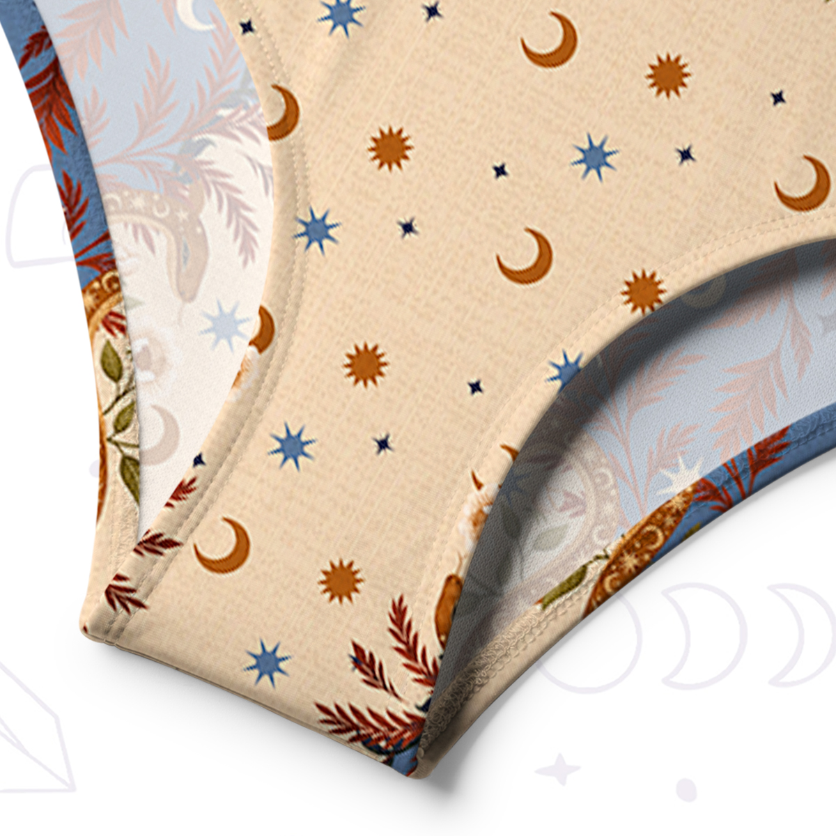 Purplehecate Celestial Ascension One-Shoulder One-Piece Swimsuit