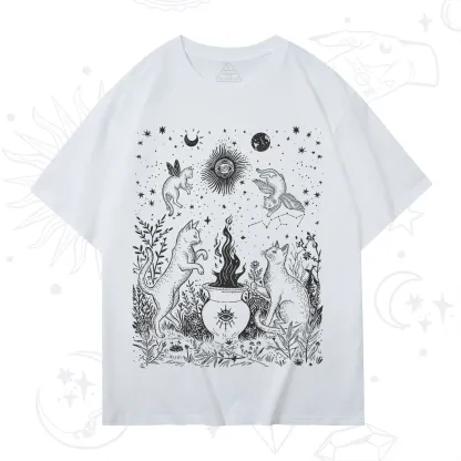 Purplehecate Midnight Meowgic Moon Ritual T-Shirt