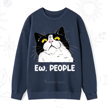 Purplehecate Ew People Cat Sweatshirt