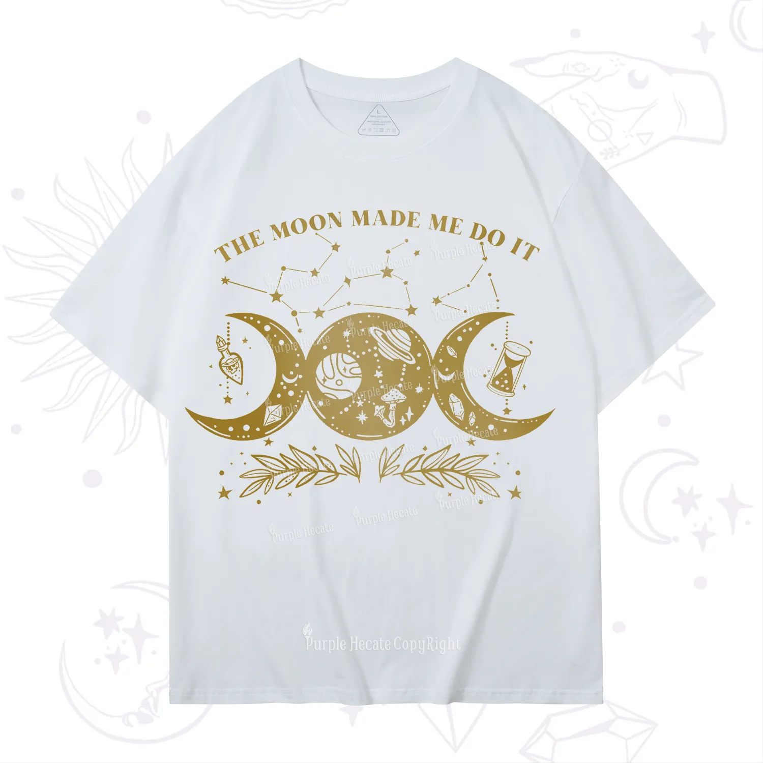 Purplehecate The Moon Made Me Do Itd T-Shirt