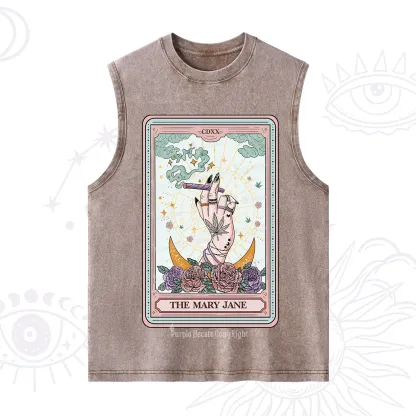 Purplehecate The Mary Jane Tarot Washed Tank
