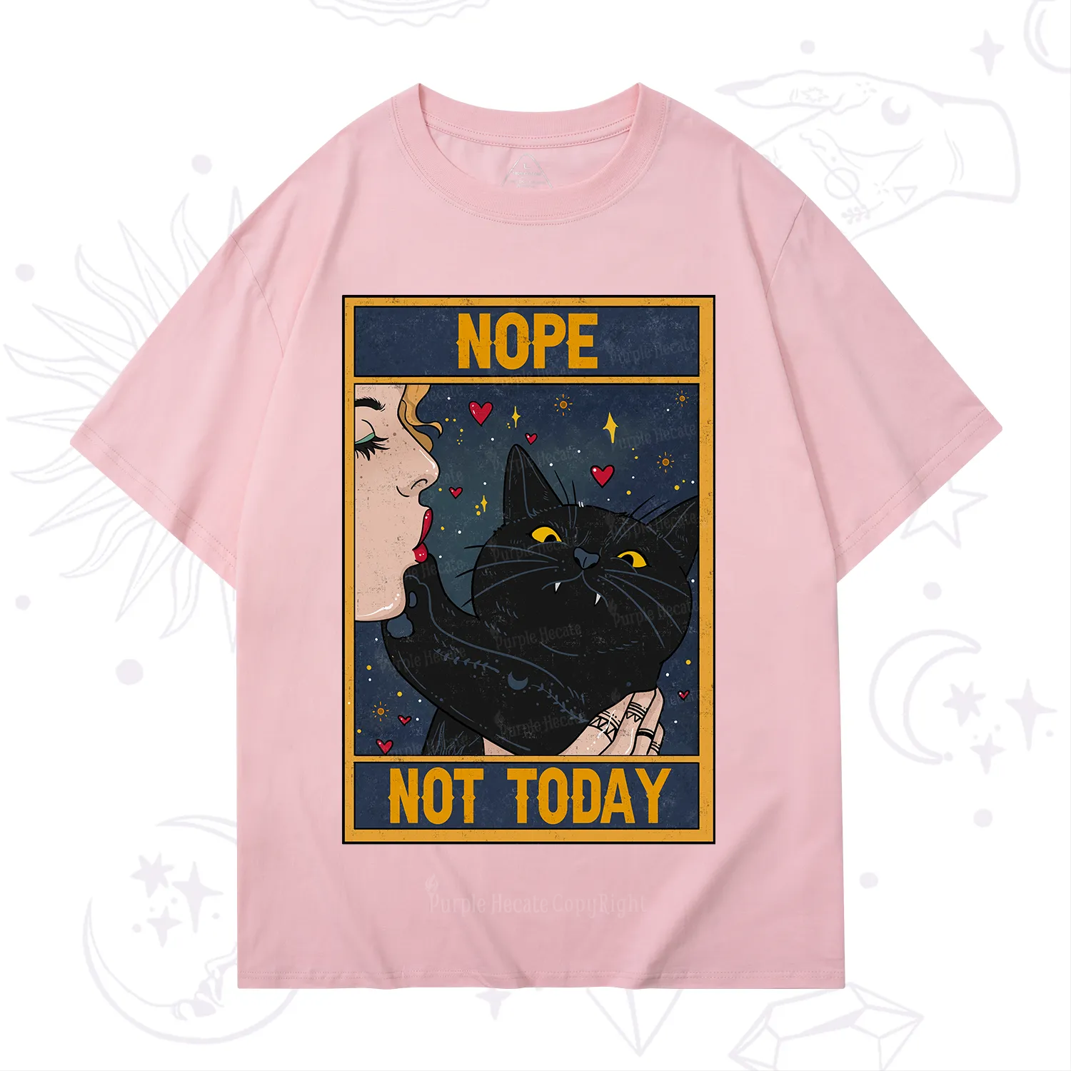 Purplehecate The Nope Not Today Tarot T-Shirt