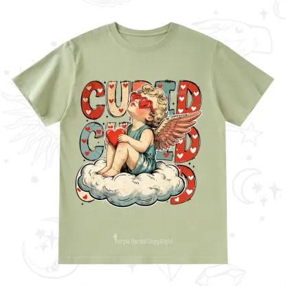 Purplehecate Retro Cupid Vibes Valentine T-Shirt