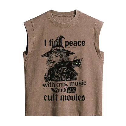 [Copy]Purplehecate Mothman Vintage Washed Tank