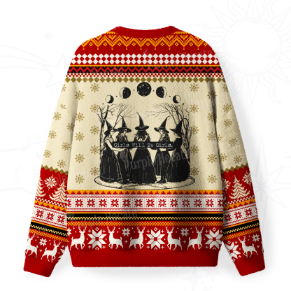 Purplehecate Support Your Local Coven Ugly Christmas Sweatshirts