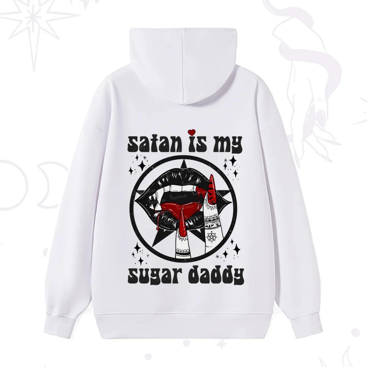 Purplehecate Satan Is My Sugar Daddy Hoodie
