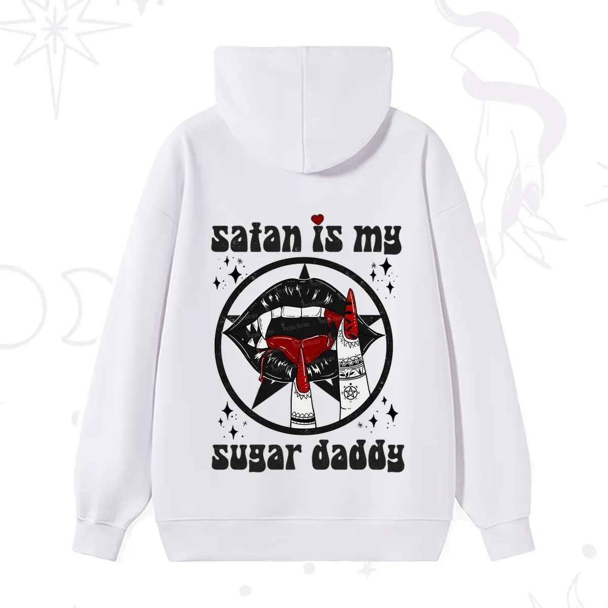 Purplehecate Satan Is My Sugar Daddy Hoodie