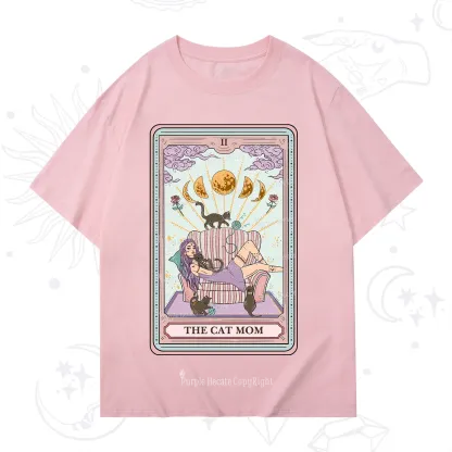 Purplehecate The Cat Mom Tarot T-Shirt