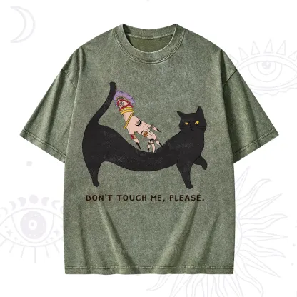 Purplehecate Don't Touch Me Washed T-Shirt