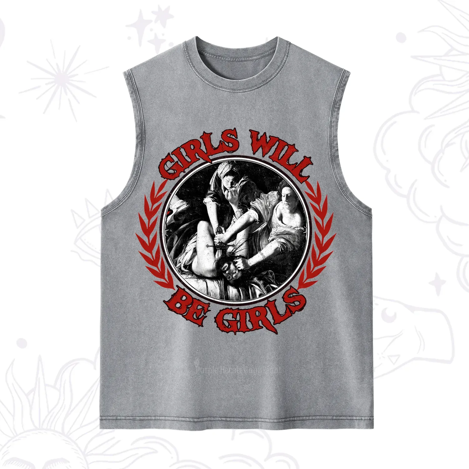 Purplehecate Girls Will Be Girls Witch Washed Tank