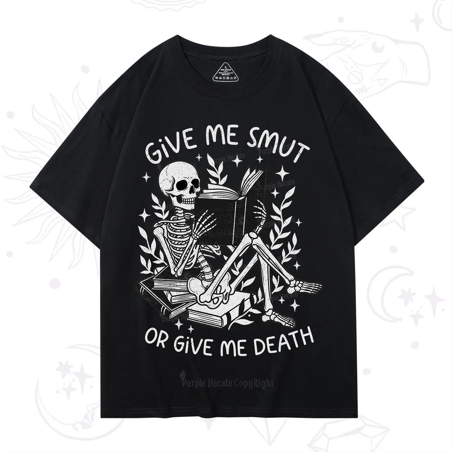 Purplehecate Give Me Smut Or Give Me Death T-Shirt
