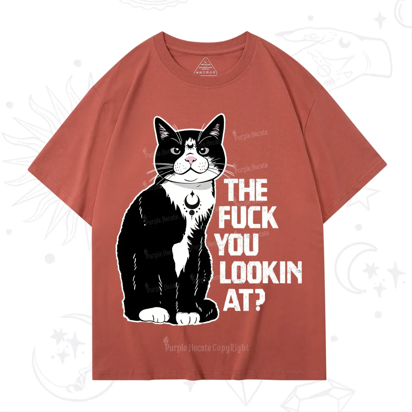 Purplehecate The Fuck You Lookin At T-Shirt