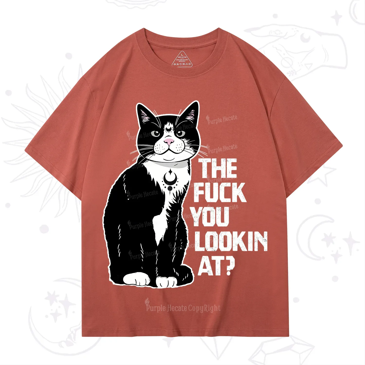 Purplehecate The Fuck You Lookin At T-Shirt