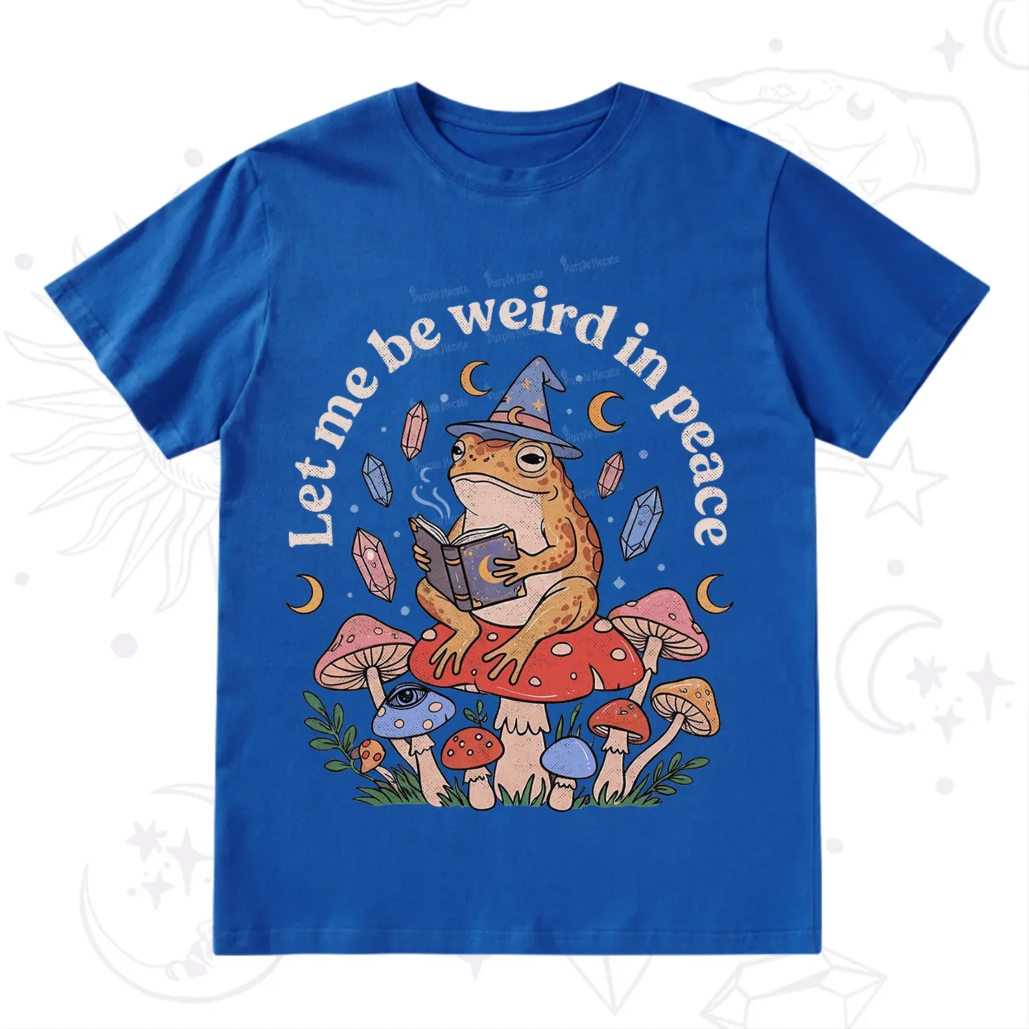 Purplehecate Let Me Be Weird in Peace Frog T-Shirt