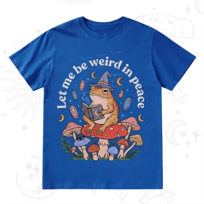 Purplehecate Let Me Be Weird in Peace Frog T-Shirt