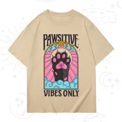 Purplehecate Pawsitive Vibes Only T-Shirt