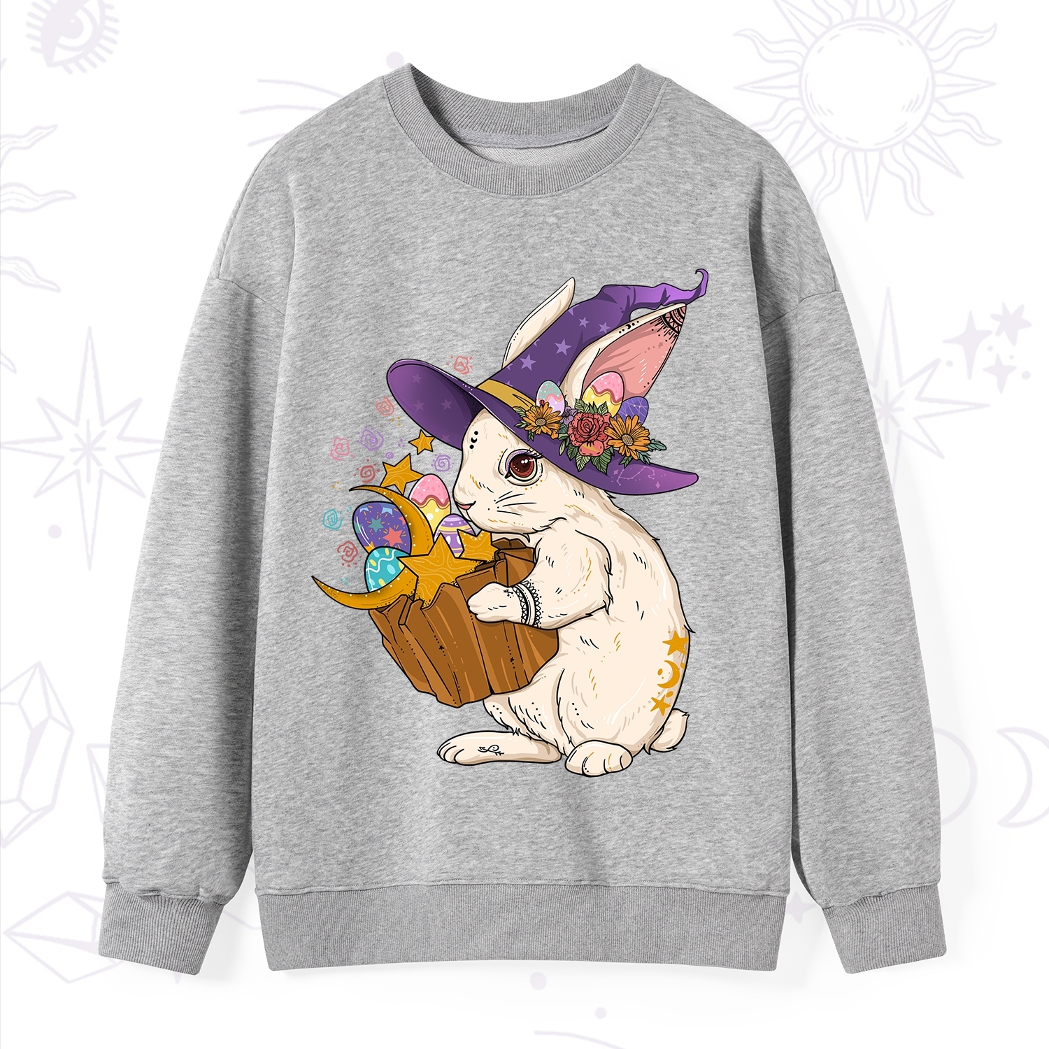 Purplehecate Enchanted Bunny Easter Sweatshirt