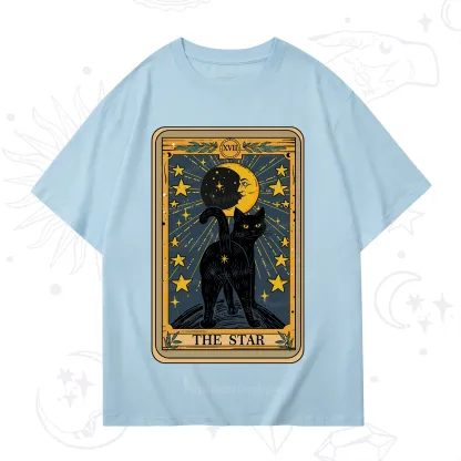 Purplehecate The Star Tarot Cat T-Shirt