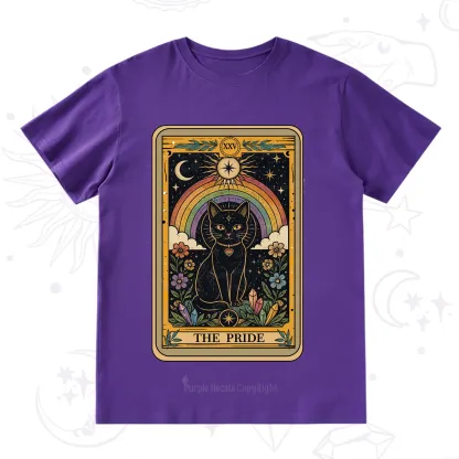 Purplehecate The Pride Black Cat Tarot T-Shirt