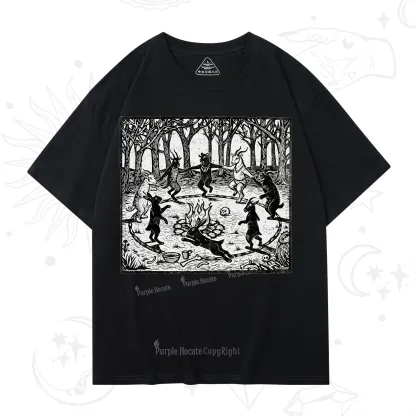 Purplehecate Woodland Rites of the Black Goat T-Shirt