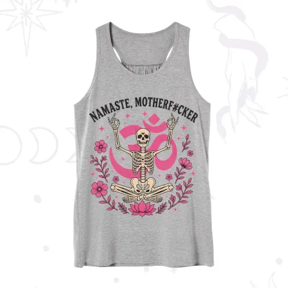 Purplehecate Namaste Motherf*cker Skeleton Tank