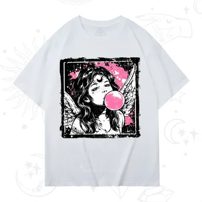 Purplehecate Grunge Angel with Bubblegum T-Shirt