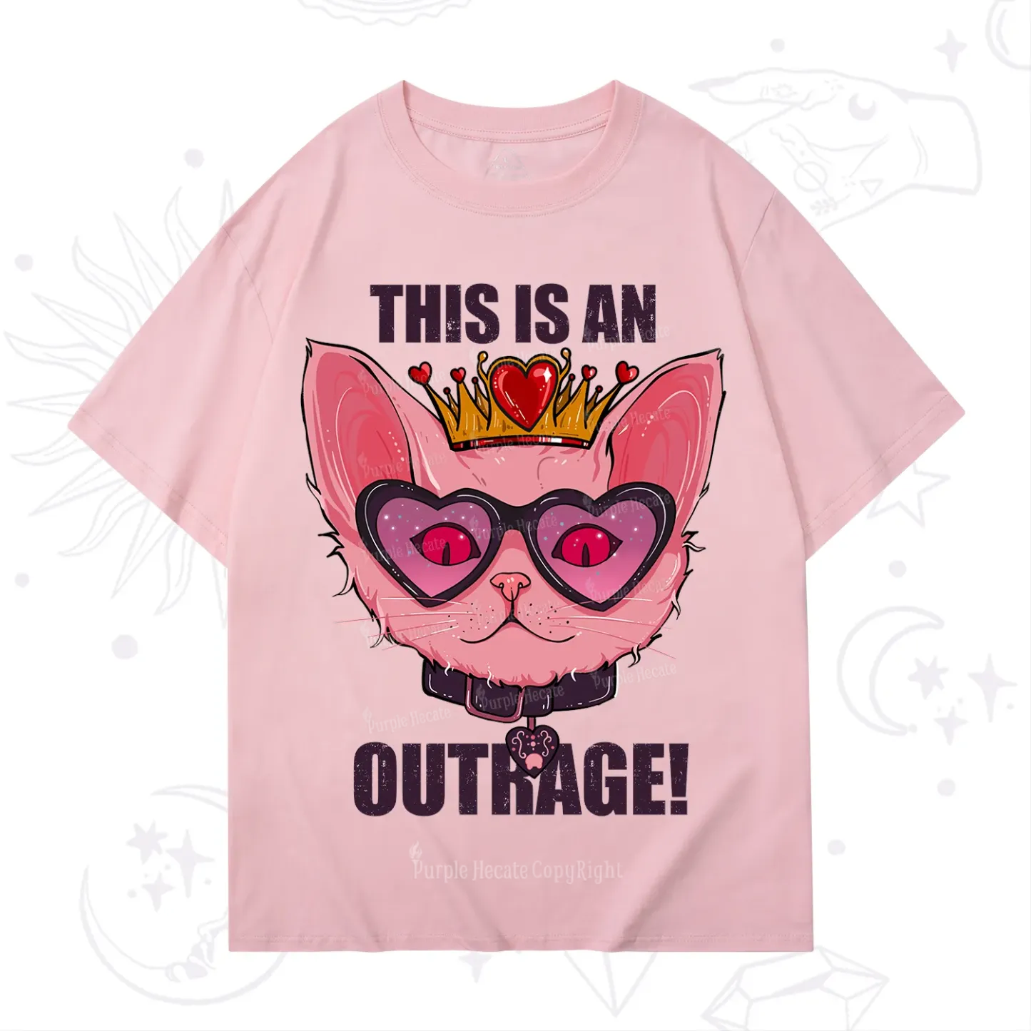 Purplehecate This is an Outrage T-Shirt