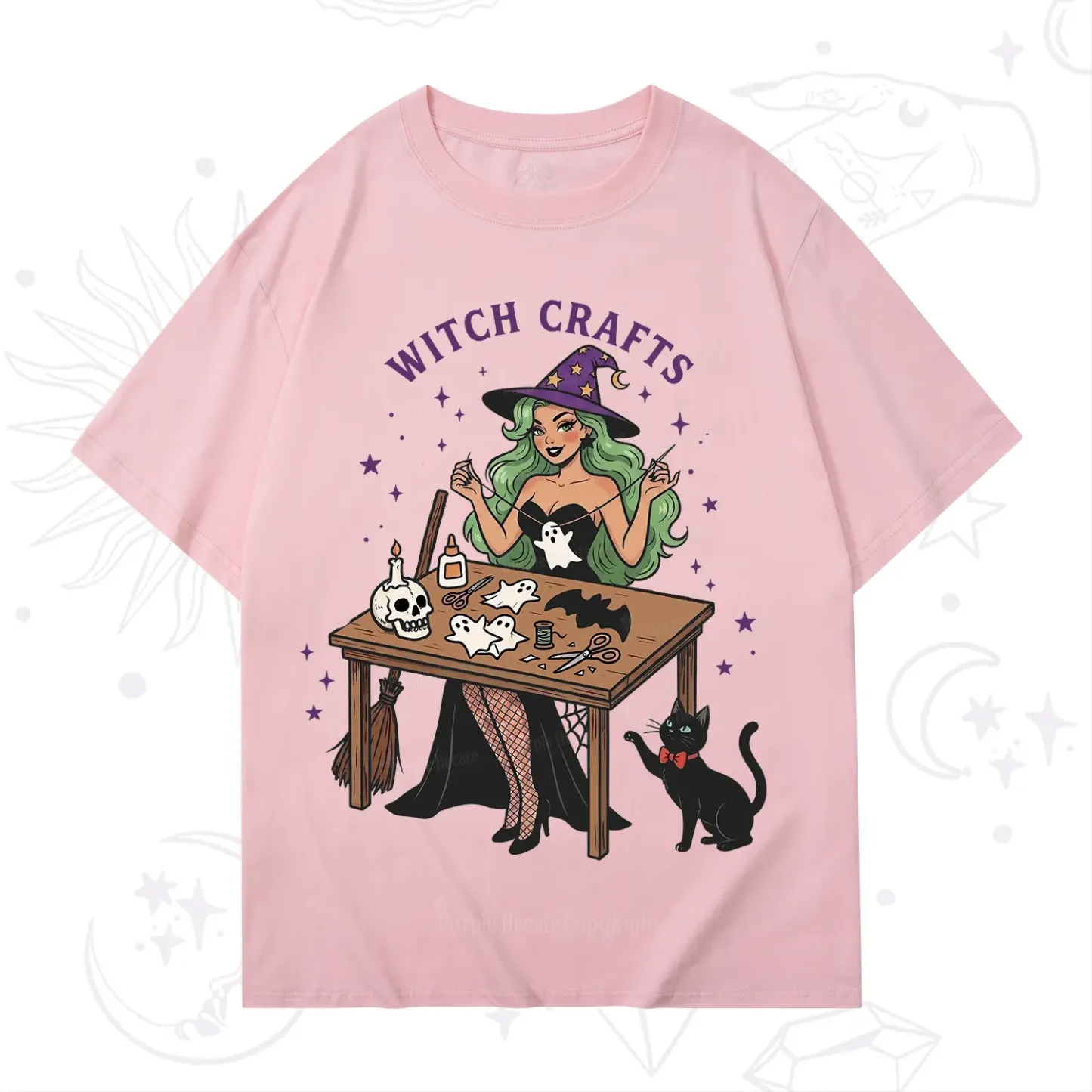 Purplehecate Quirky Witch Crafts T-Shirt