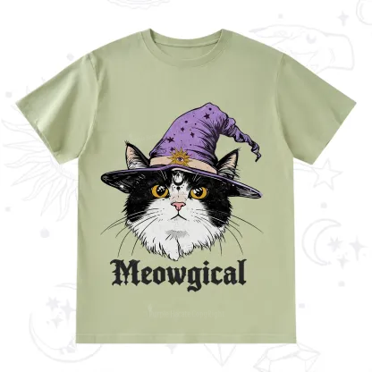 Purplehecate Meowgical Witch Cat T-Shirt