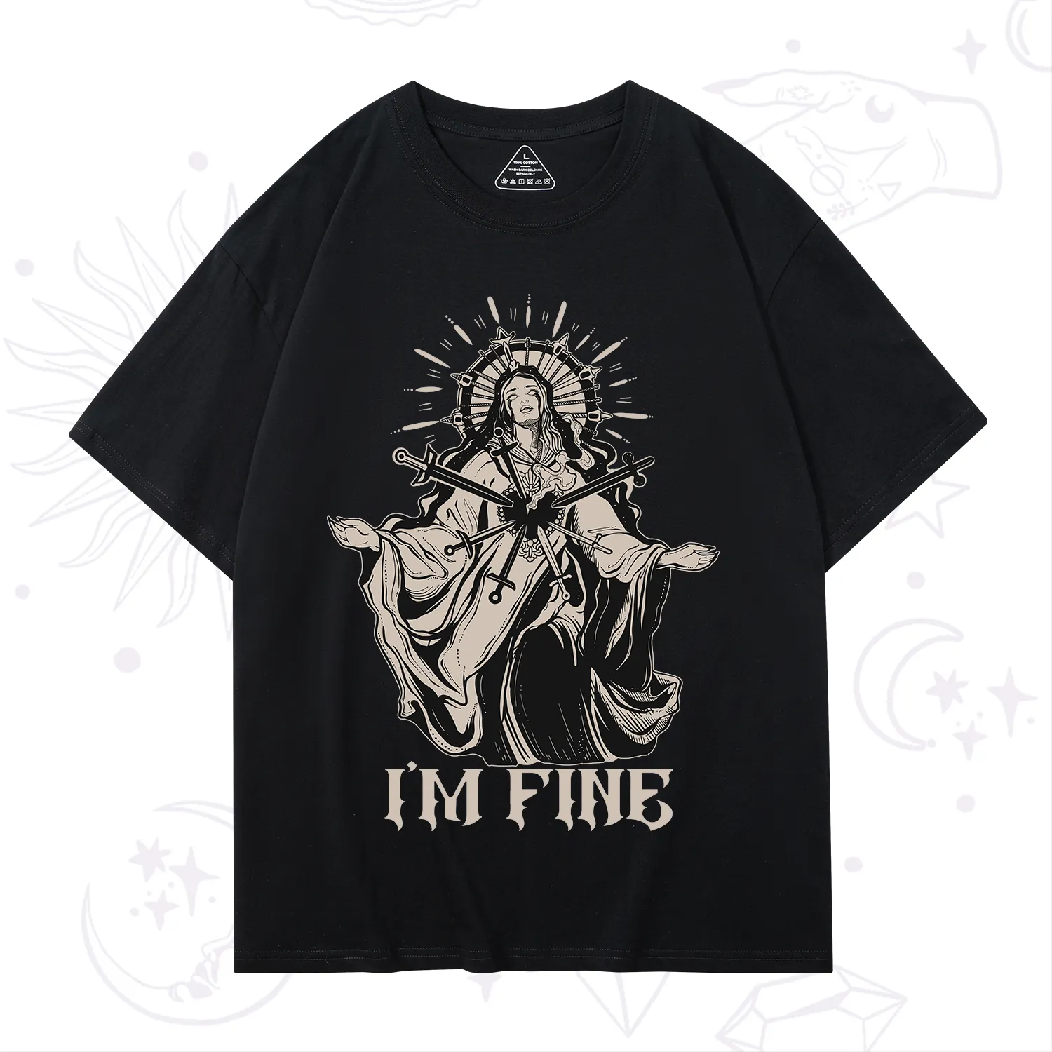Purplehecate I'm Fine T-Shirt