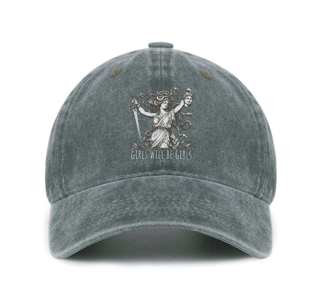 Purplehecate Girls Will Be Girls Medusa Baseball Cap