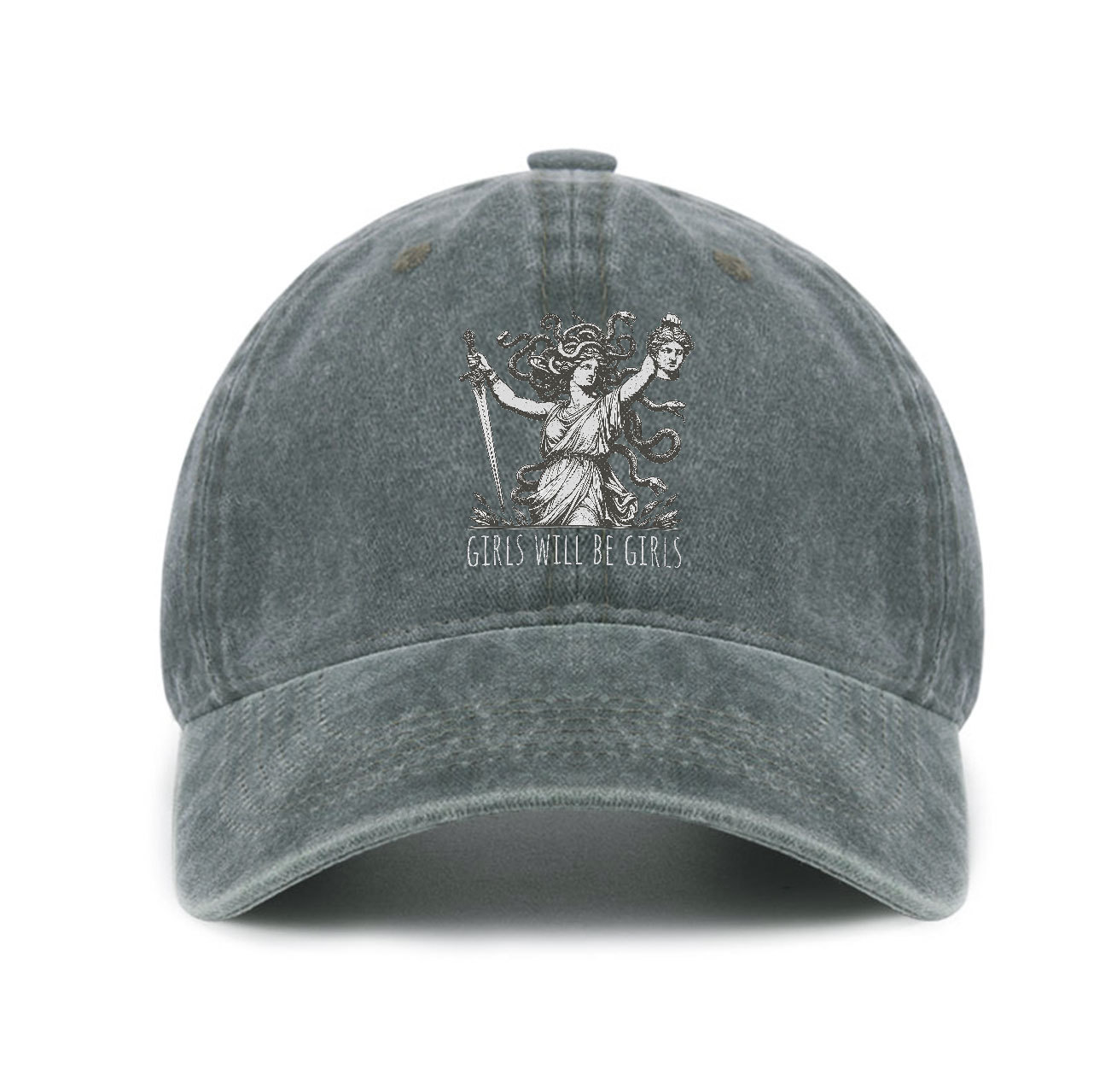 Purplehecate Girls Will Be Girls Medusa Baseball Cap