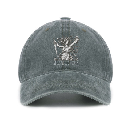 Purplehecate Girls Will Be Girls Medusa Baseball Cap