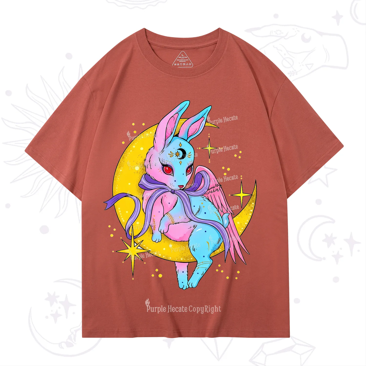 Purplehecate Moonlit Dream Bunny T-Shirt