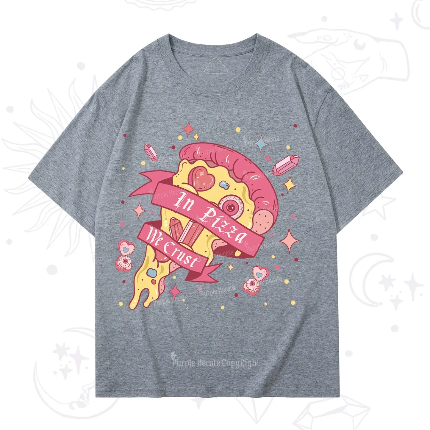 Purplehecate In Pizza We Crust Valentine T-Shirt