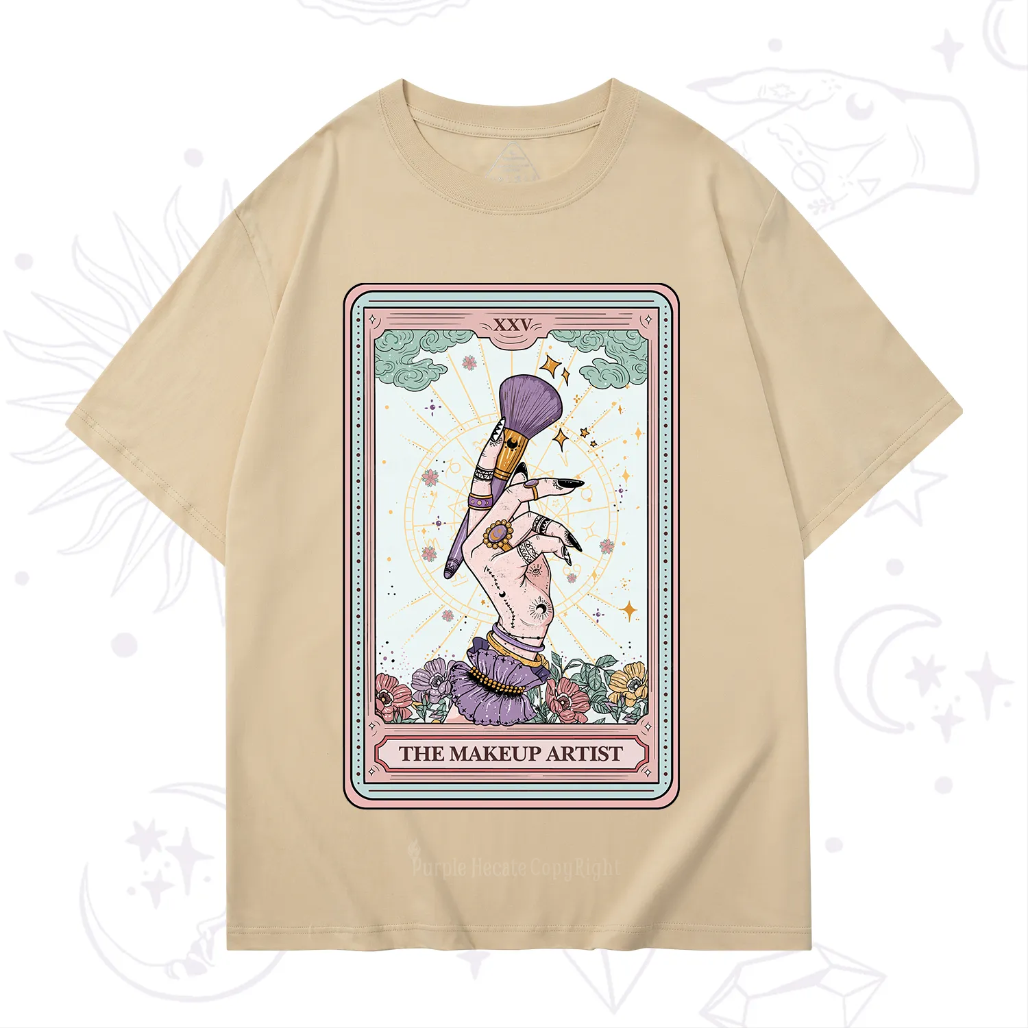 Purplehecate The Makeup Artist Tarot T-Shirt