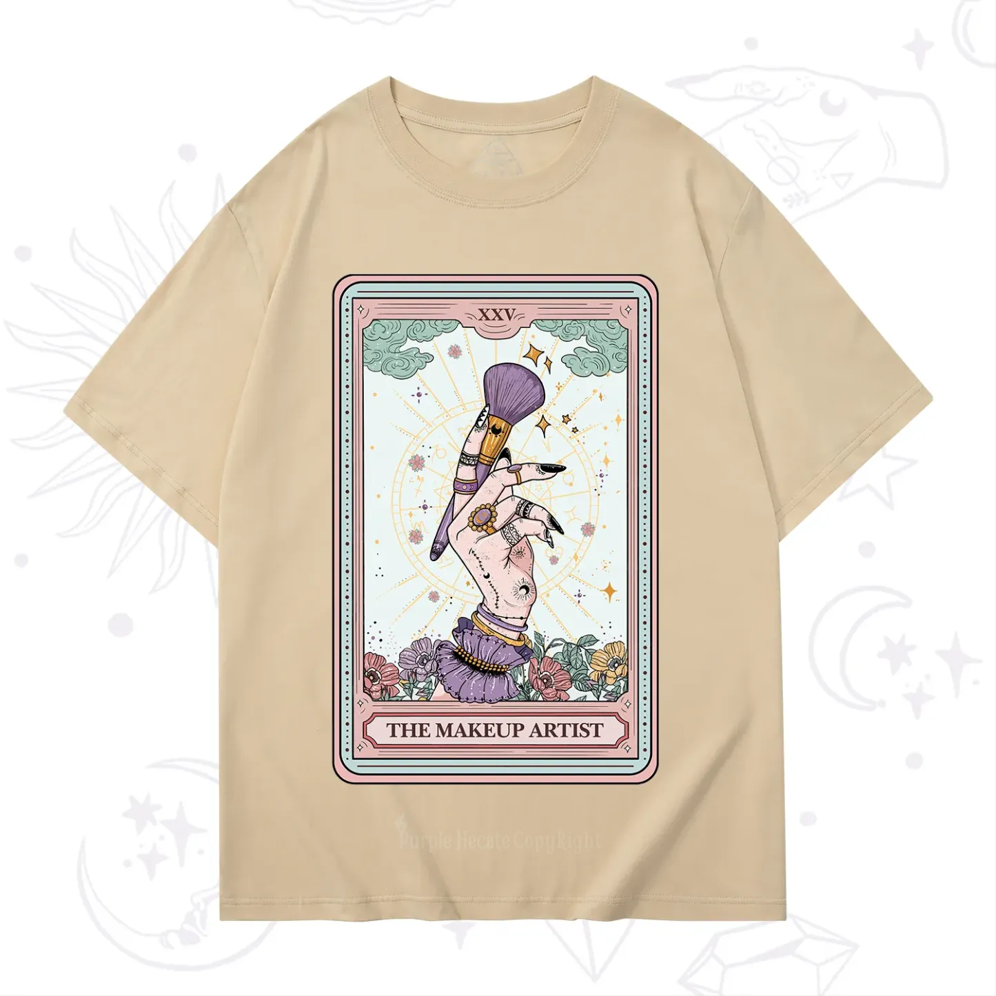 Purplehecate The Makeup Artist Tarot T-Shirt