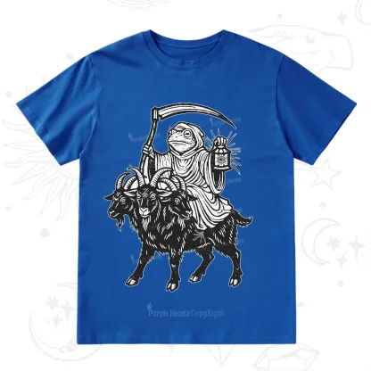 Purplehecate Death Frog Goat Rider T-Shirt