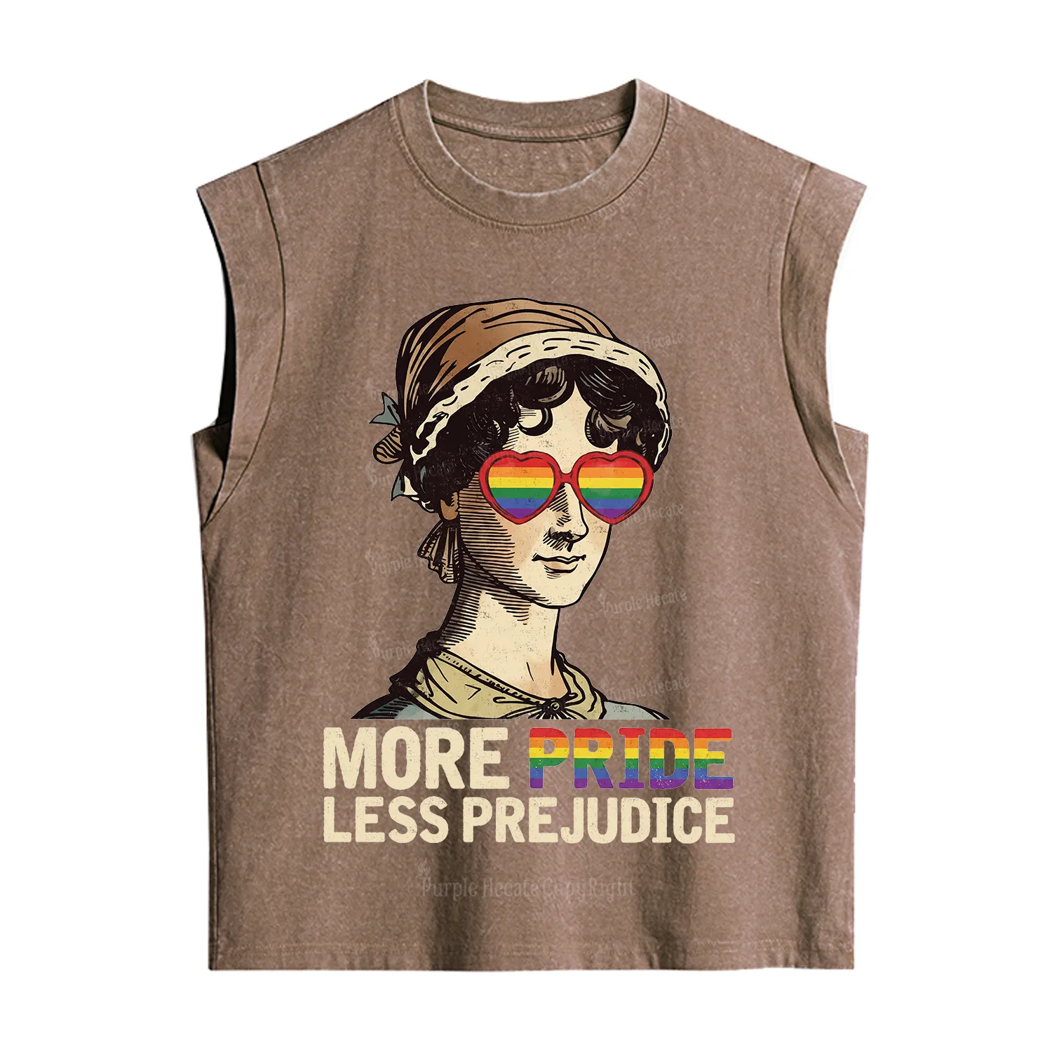 Purplehecate More Pride Less Prejudice Vintage Washed Tank