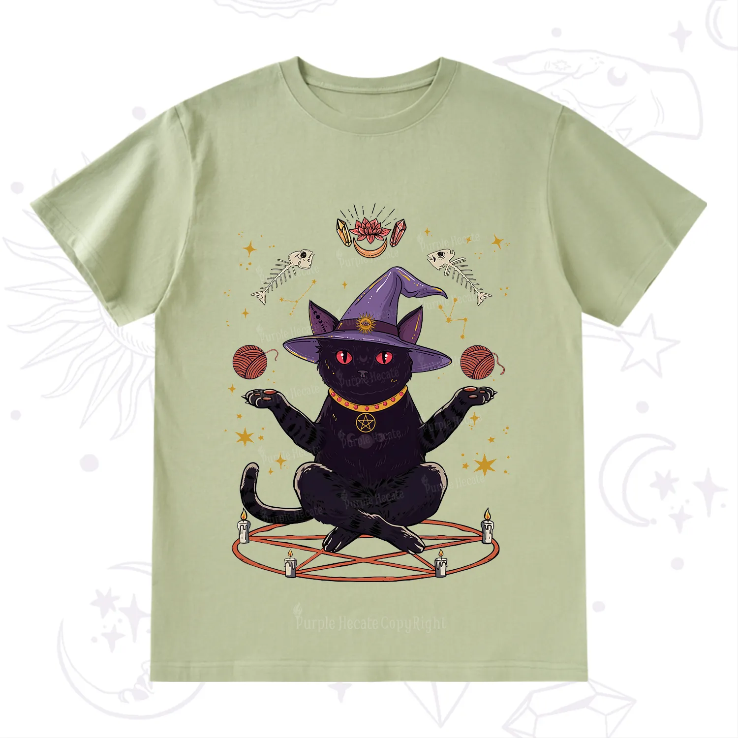 Purplehecate Meowitch Rituals T-Shirt