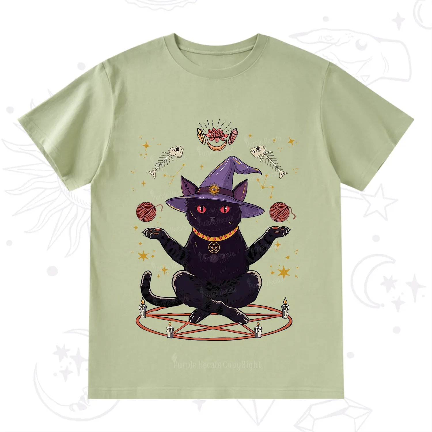 Purplehecate Meowitch Rituals T-Shirt