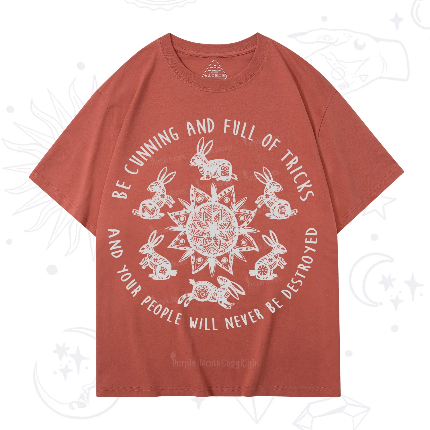 Purplehecate Cunning Rabbit Protection Spell T-Shirt