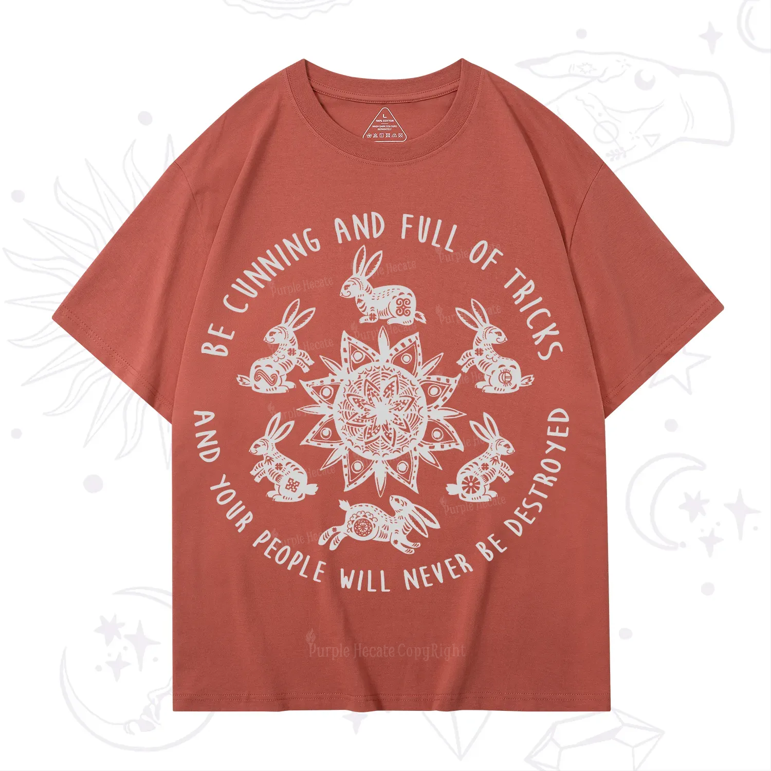 Purplehecate Cunning Rabbit Protection Spell T-Shirt