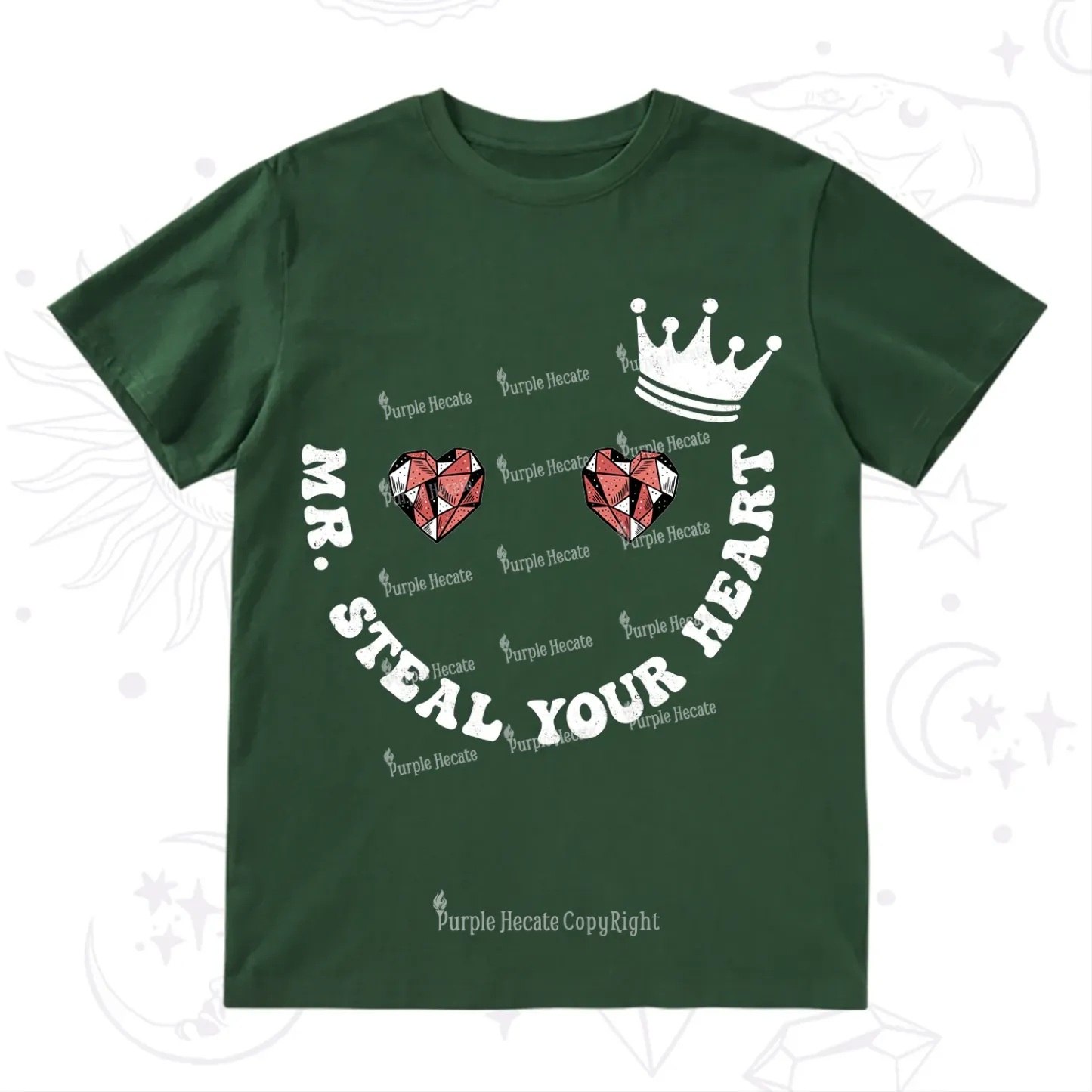 Purplehecate Mr Steal Your Heart Valentine T-Shirt