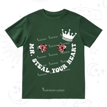 Purplehecate Mr Steal Your Heart Valentine T-Shirt