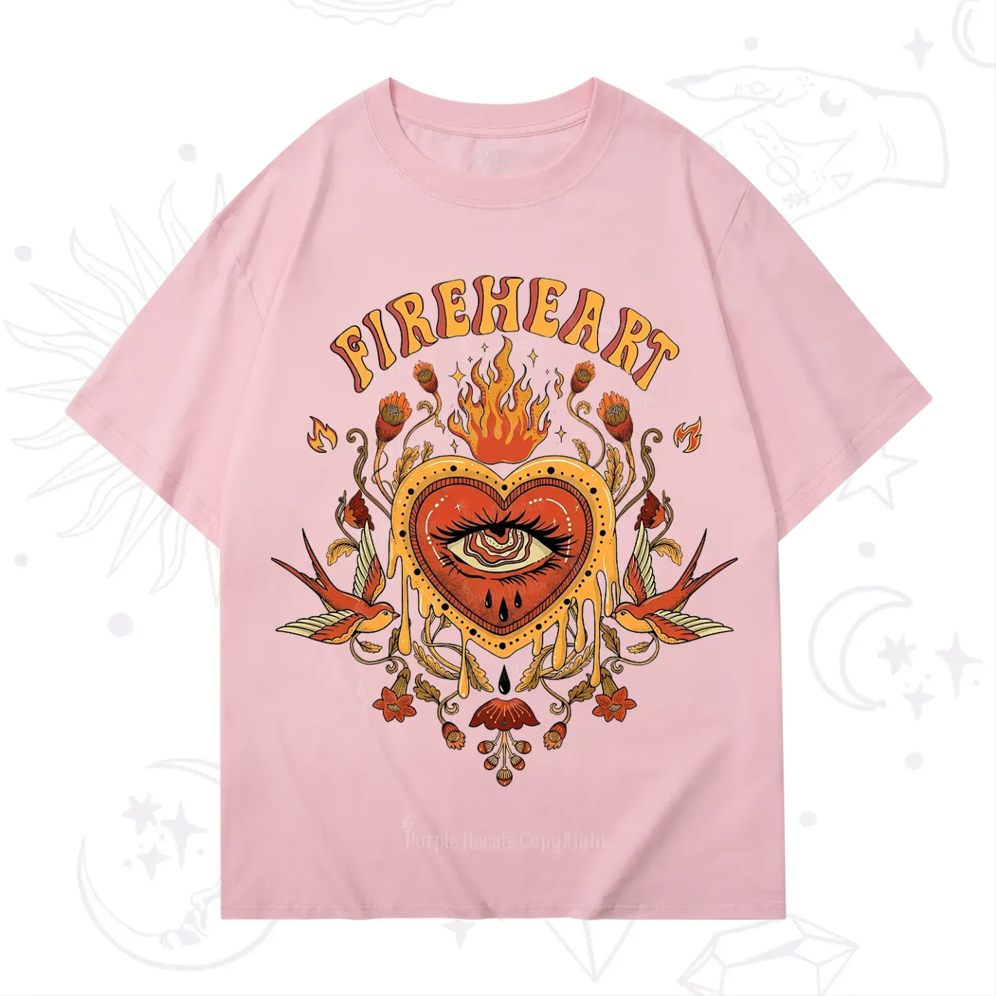 Purplehecate Fireheart T-Shirt